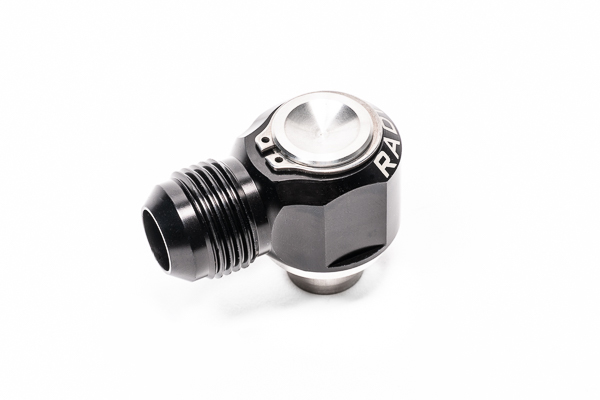 Radium Engineering — Radium RB25DET 10AN Male Press-In Valve Cover Fitting - Intake & Exhaust Side - view 3